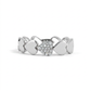 Diamonds Ring - 14kt White Gold