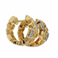 Hoop Diamond Earrings - 14k Yellow Gold