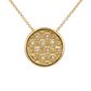 Diamonds Pendant - 14kt Yellow Gold