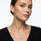 Natural Diamonds Pendant - 14kt White Gold