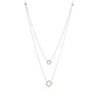 Natural Diamonds Pendant - 14kt White Gold
