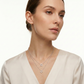 Natural Diamonds Pendant - 14kt White Gold