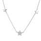 Natural Diamonds Pendant - 14kt White Gold