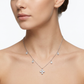 Natural Diamonds Pendant - 14kt White Gold