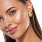 Diamond Earrings - 14k Yellow Gold