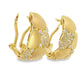 Elegant Gold and Diamond Earrings
