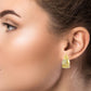 Elegant Gold and Diamond Earrings