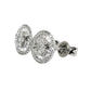 Natural Diamonds Stud Earrings - 18kt White Gold