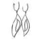 Natural Diamond Earrings - 14kt White Gold