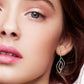 Natural Diamond Earrings - 14kt White Gold