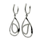 Natural Diamond Earrings - 14kt White Gold
