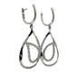 Natural Diamond Earrings - 14kt White Gold