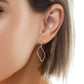 Natural Diamond Earrings - 14kt White Gold