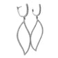 Natural Diamond Earrings - 14kt White Gold