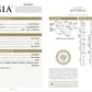 GIA Diamond Engagement Ring - 18kt White Gold