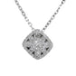 Natural Diamonds Pendants - 18kt White Gold