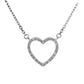 Natural Diamonds Pendant - 18kt White Gold