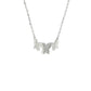 Natural Diamonds Pendant - 14kt White Gold
