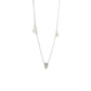 Natural Diamonds Pendant - 14kt White Gold