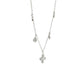 Natural Diamonds Pendant - 14kt White Gold