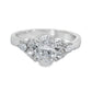 Natural GIA Diamonds Engagement Ring - Platinum