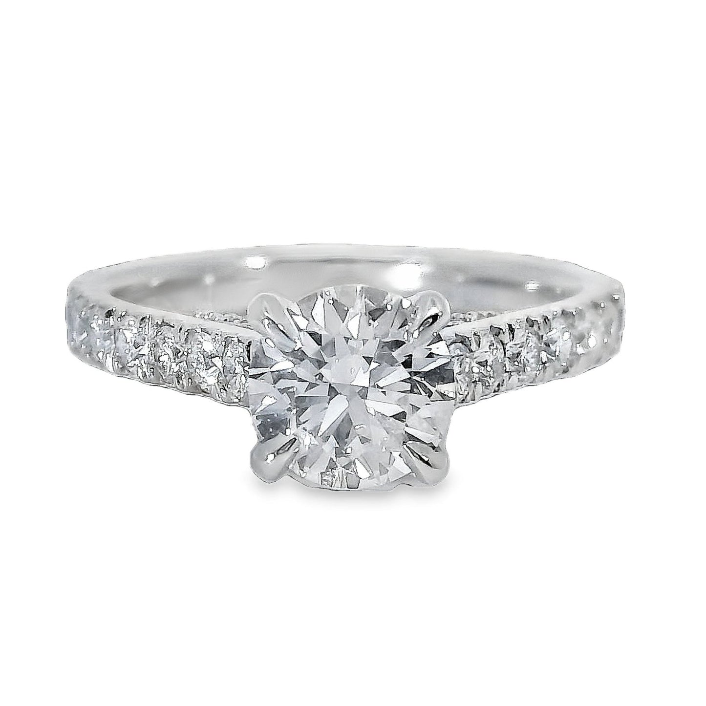 Brilliant Cut Solitary Diamond Ring - Platinum