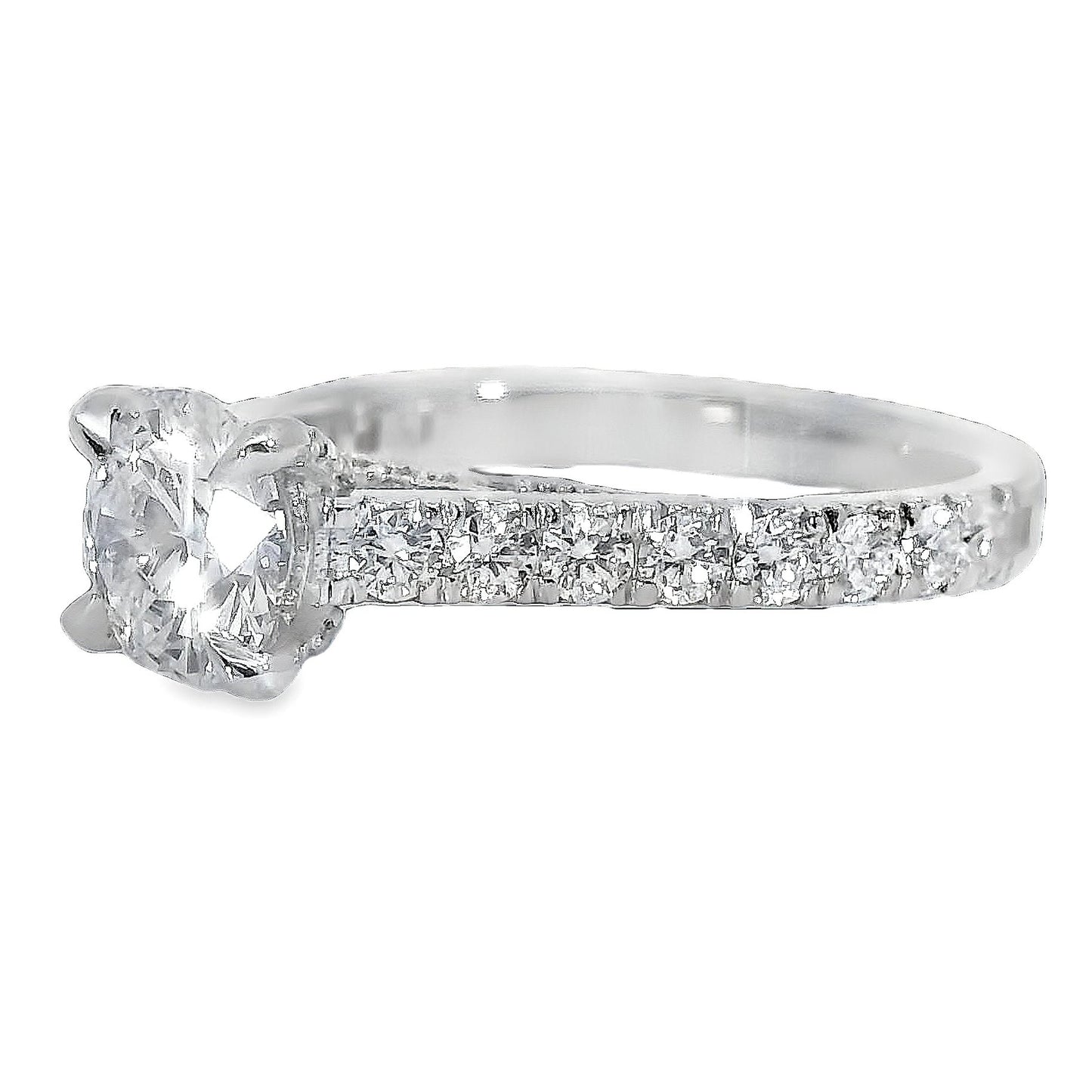 Brilliant Cut Solitary Diamond Ring - Platinum