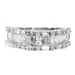 Natural Diamond Engagement Ring - 14kt White Gold