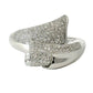 Natural Diamonds Engagement Ring - 14kt White Gold