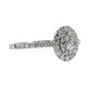 Natural Diamond Ring - 18kt White Gold