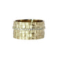 Natural Diamonds Ring - 14kt Yellow Gold