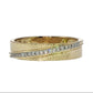 Natural Diamonds Ring - 14kt Yellow Gold