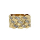 Natural Diamonds Ring - 14kt Yellow Gold