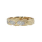 Natural Diamonds Ring - 14kt Yellow Gold