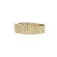 Natural Diamonds Ring - 14kt Yellow Gold