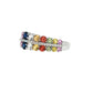 Diamond and Sapphires - 14kt White Gold