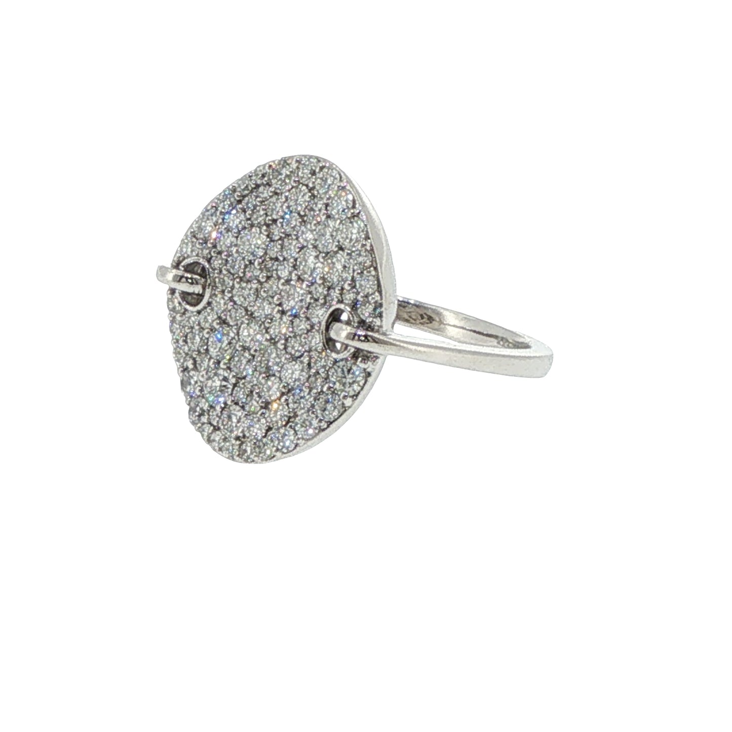 Diamonds Ring - 14kt White Gold