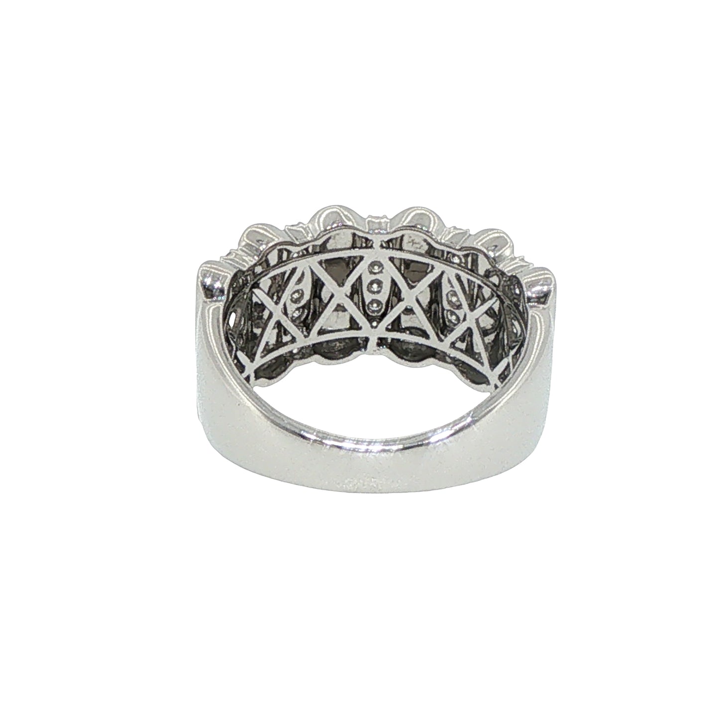 Diamonds Ring - 14kt White Gold
