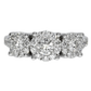 Diamond Engagement Ring - 18kt White Gold
