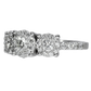 Diamond Engagement Ring - 18kt White Gold