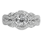 GIA Diamond Ring - 18kt White Gold