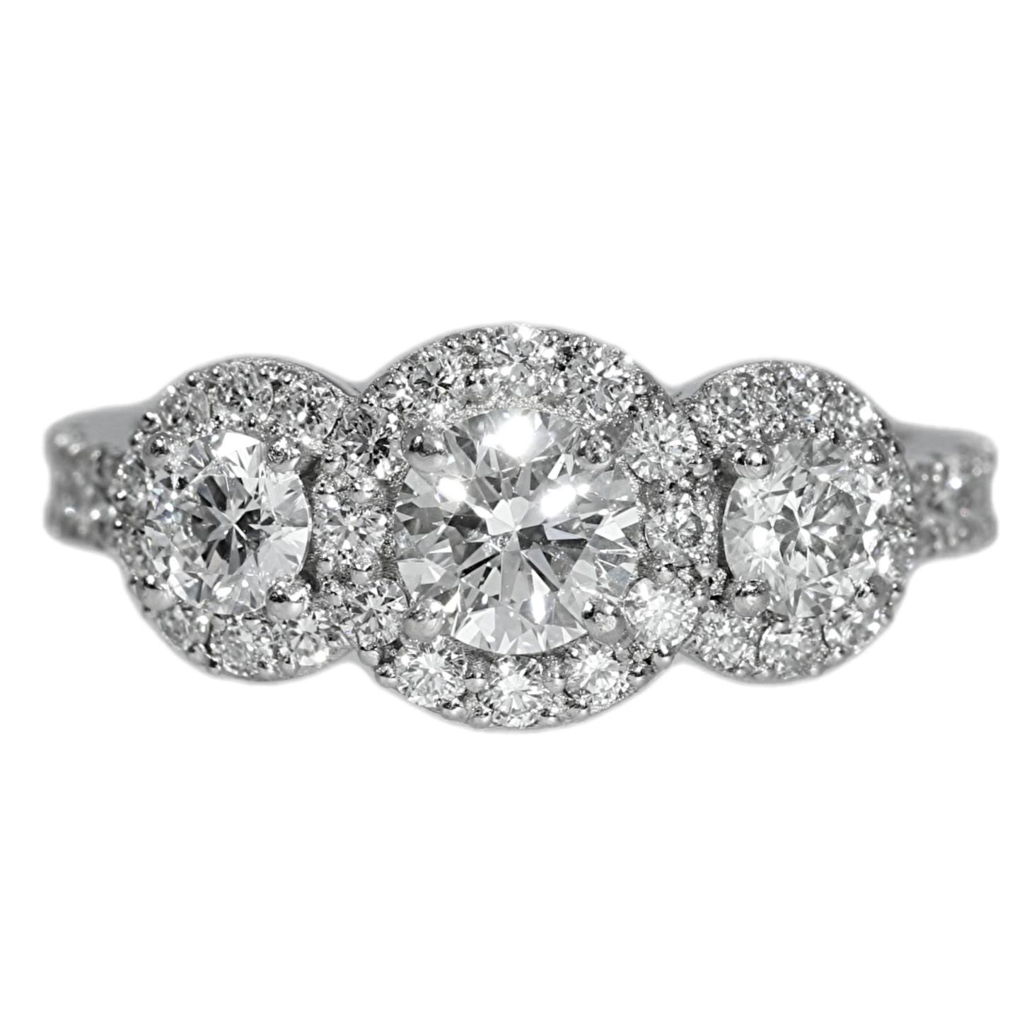 GIA Diamond Engagement Ring - Platinum