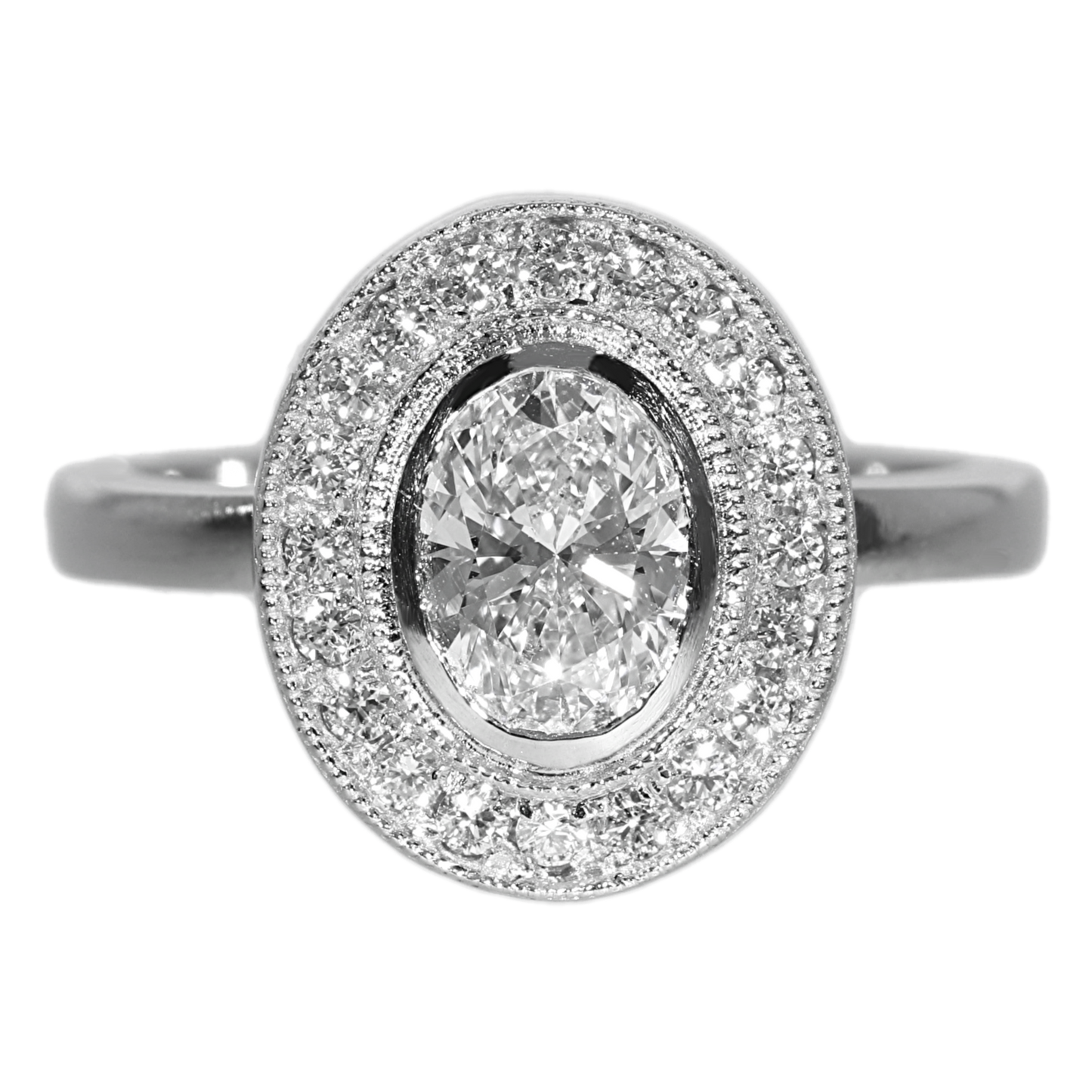 GIA Diamond Engagement Ring - Platinum