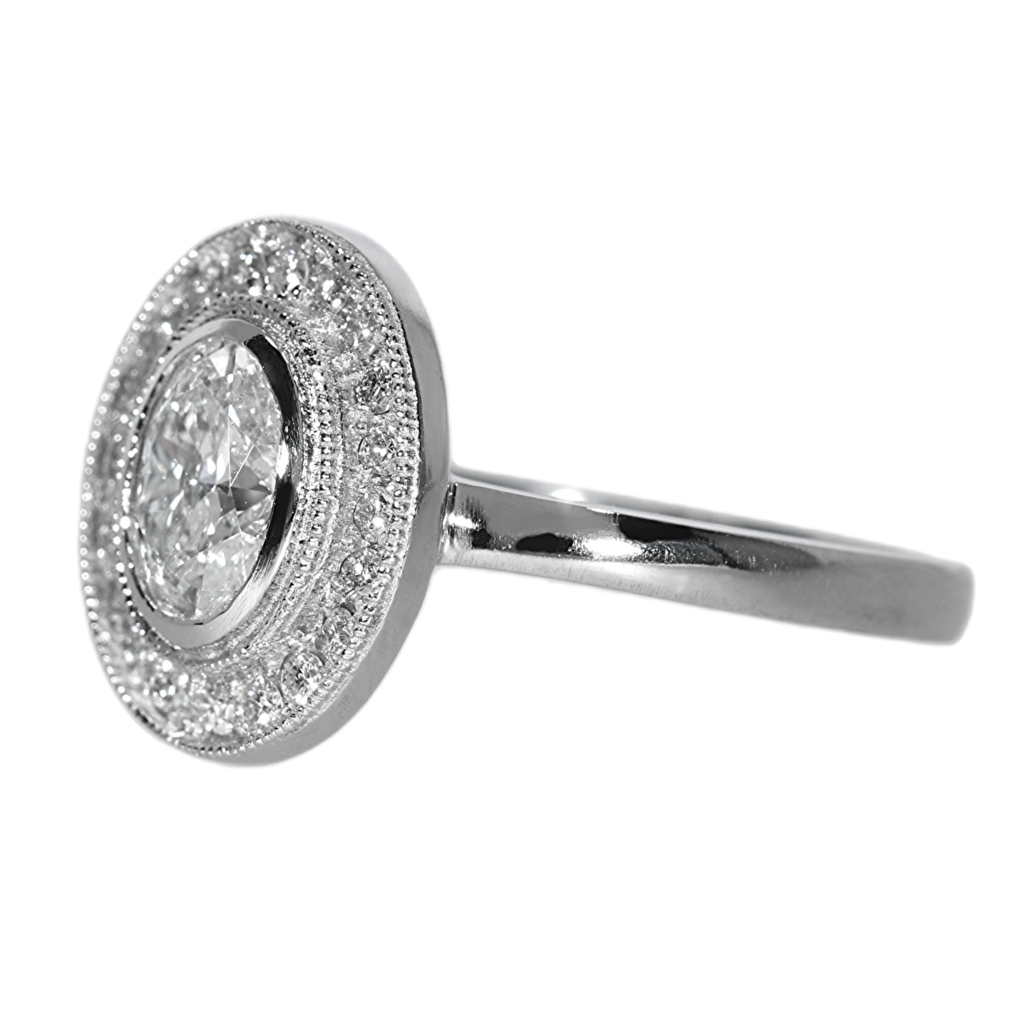 GIA Diamond Engagement Ring - Platinum