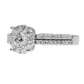 GIA Diamond Engagement Ring - 18kt White Gold