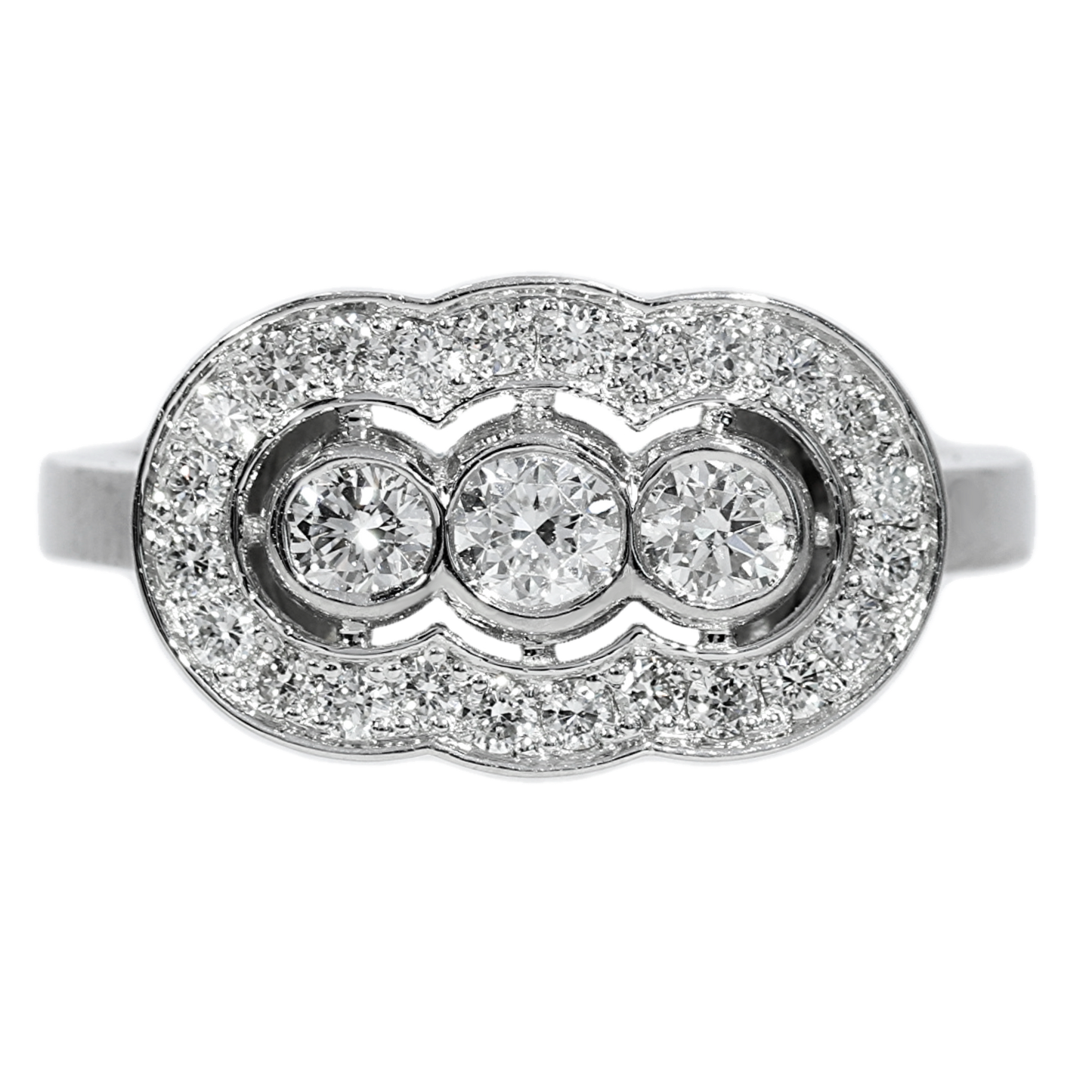 Diamond Engagement Ring - Platinum