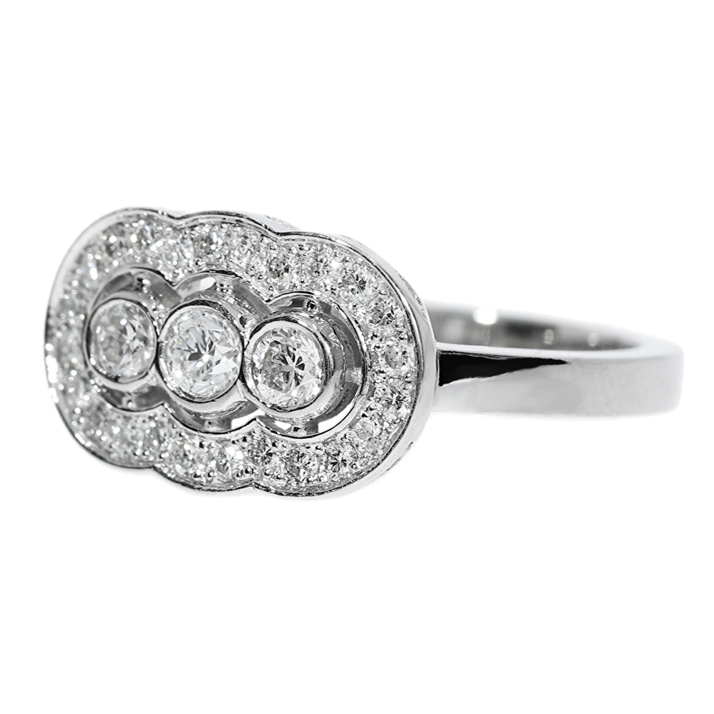 Diamond Engagement Ring - Platinum