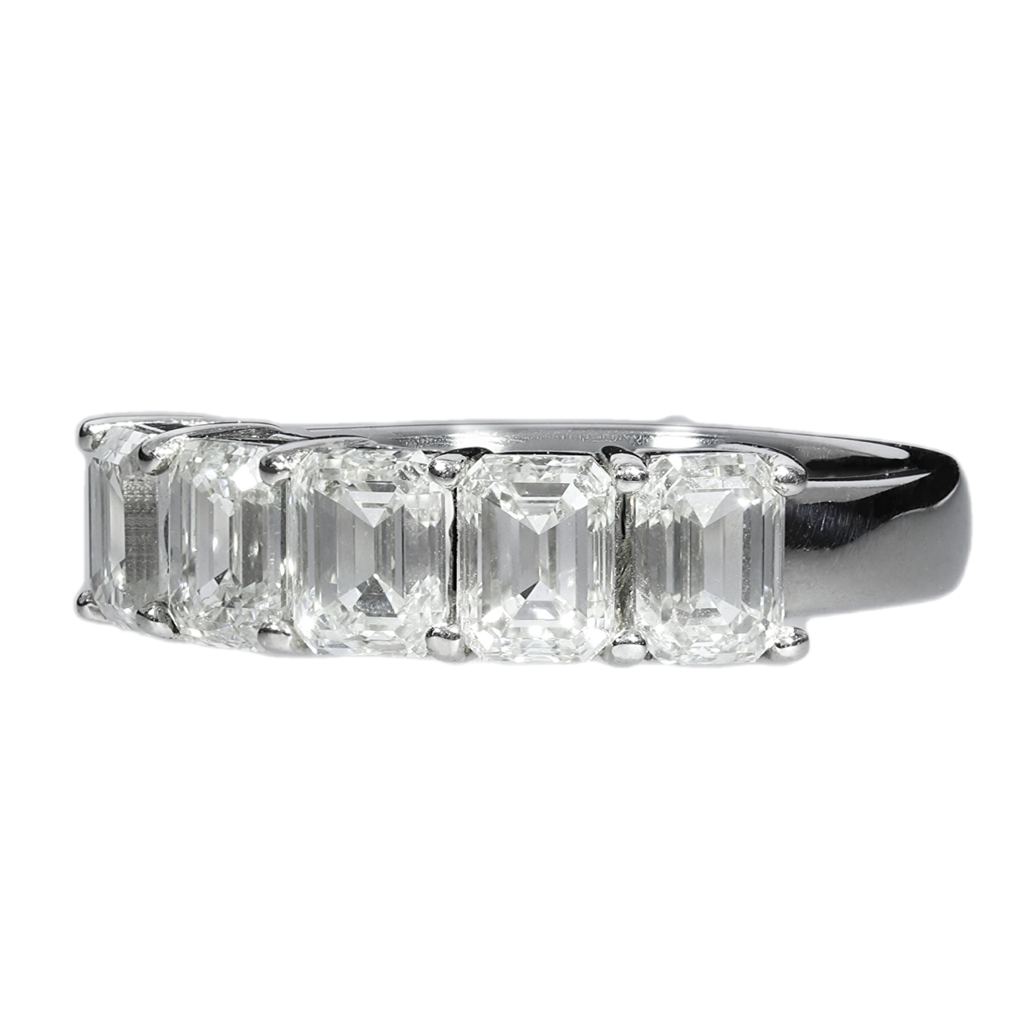 Natural GIA Diamonds Engagement Ring - Platinum