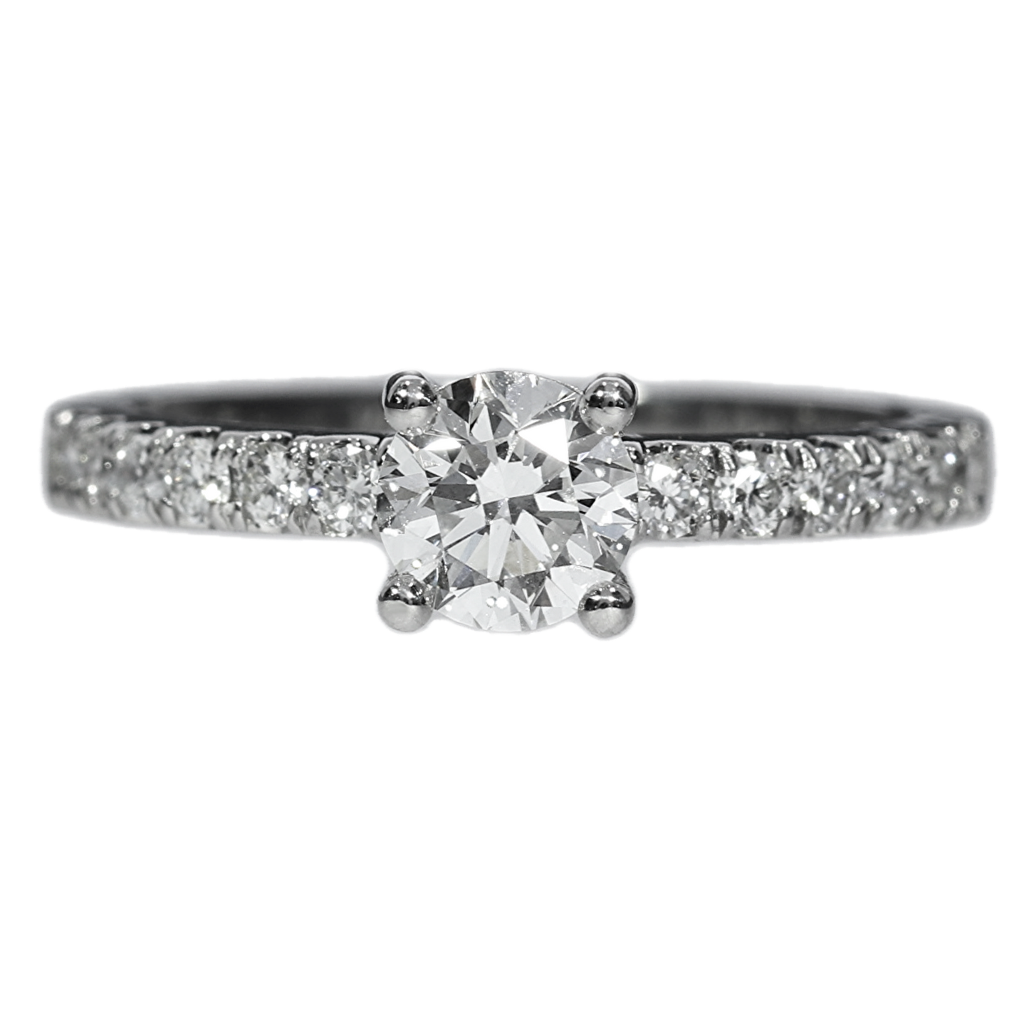GIA Solitaire Diamond Engagement Ring -  Platinum
