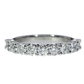 Half-Ribbon Diamond Ring - Platinum